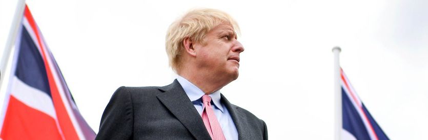 Boris Johnson beim Wahlkampf für den Parteivorsitz der Konservativen und Premierminister