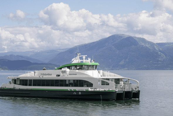 A new era of emission-free sailing: world’s first fully electric fast ferry is cruising in the fjords 