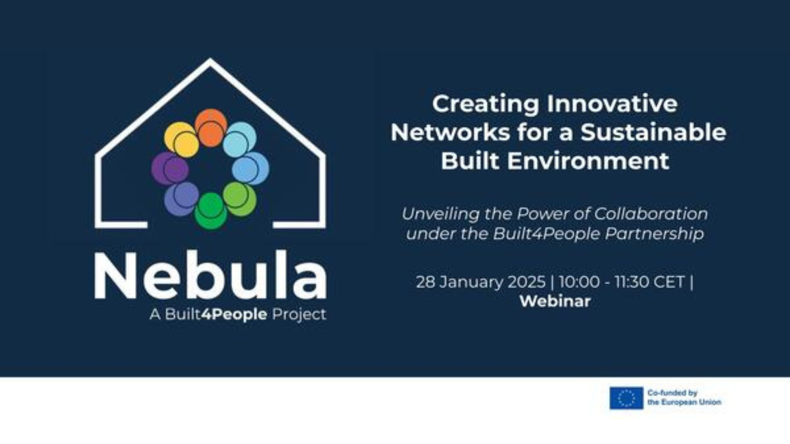 Webinar ''Creating Innovative Networks for a Sustainable Built Environment''