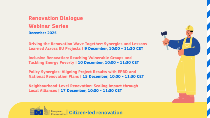 Join the renovation dialogue - A webinar series